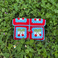 Crochet book pouch| Cherry pattern