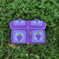 Crochet book pouch| Grape pattern
